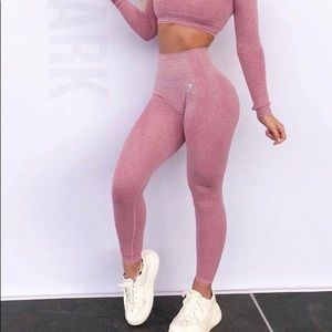 Gymshark Vital Seamless Leggings - Dusty Pink Marl